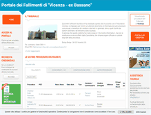 Tablet Screenshot of fallimentibassano.com